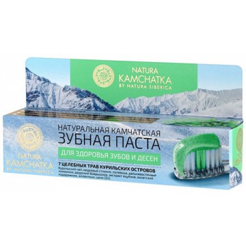 Natura Siberica. Natura Kamchatka. Паста зубная камчатская для здоровья зубов и десен, 100 мл.