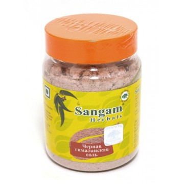 Sangam Herbals. Соль черная гималайская, 120 гр.