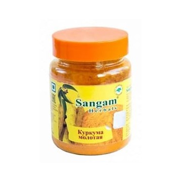 Sangam Herbals. Куркума молотая, 80 гр.