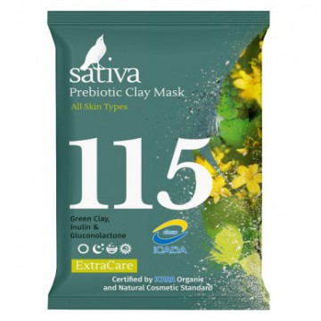 Sativa. Маска минеральная с пребиотиками №115, 15 г