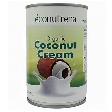 Econutrena. Органические кокосовые сливки 30%, 400 мл