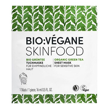 Bio Vegane. Тканевая маска для лица "Био Зеленый чай", 16 мл