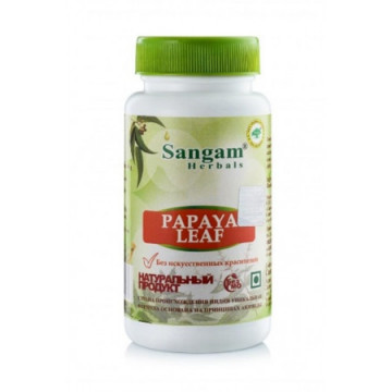 Sangam Herbals. Папайя лист (таблетки , 750 мл), 60 шт