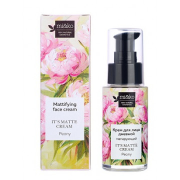 МиКо. Матирующий крем для лица It`s matte cream Peony 30 мл