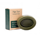 Alga Spa. Мыло ручной работы твердое натуральное из живой суспензии Chlorella, 80 г