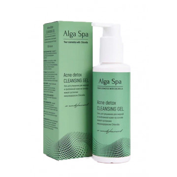 Alga Spa. Гель для умывания для жирной и проблемной кожи на основе водоросли хлореллы, 150 мл