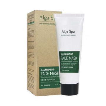 Alga Spa. Осветляющая маска для лица на основе живой суспензии микроводоросли хлореллы, 75 мл