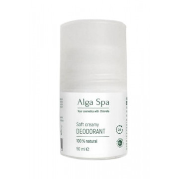 Alga Spa. Мягкий кремовый дезодорант на основе живой суспензии микроводоросли Chlorella, 50 мл