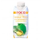 FOCO. Кокосовая вода с ананасом, 330 мл
